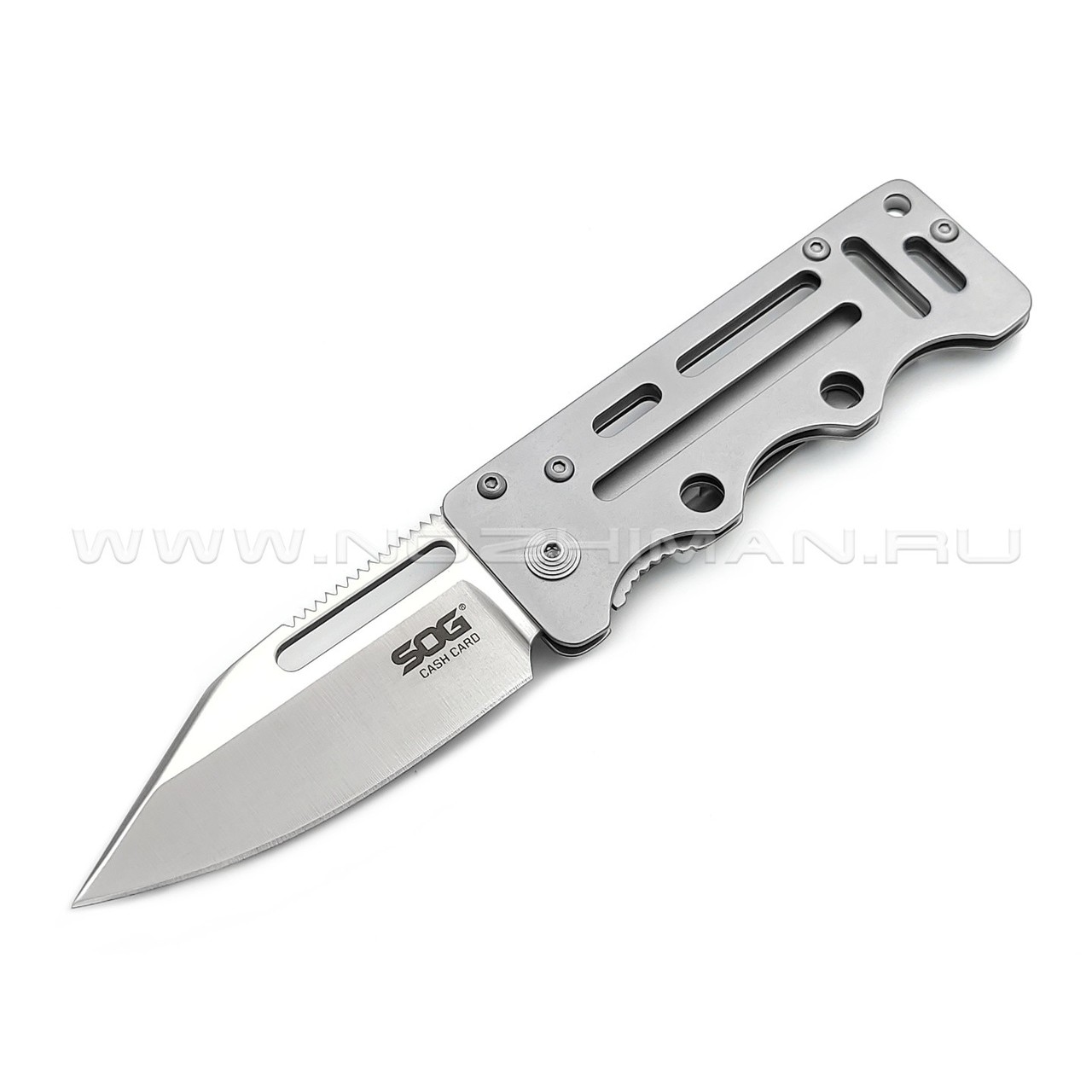 Нож SOG Cash Card EZ1 сталь 8Cr13MoV рукоять Stainless steel