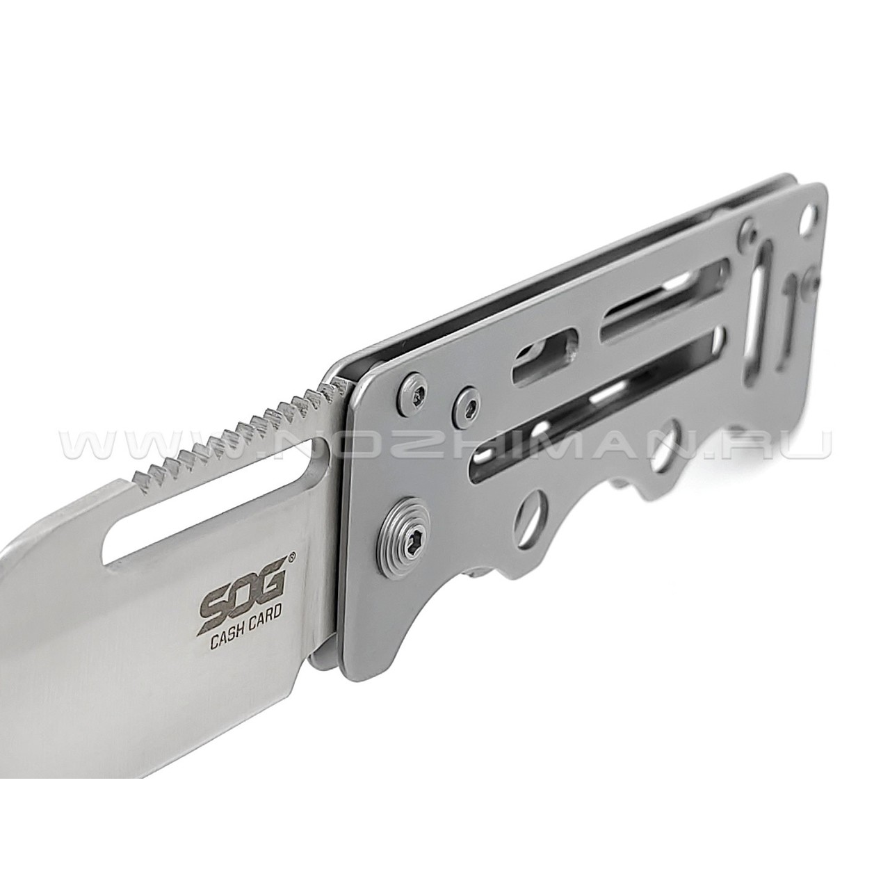 Нож SOG Cash Card EZ1 сталь 8Cr13MoV рукоять Stainless steel