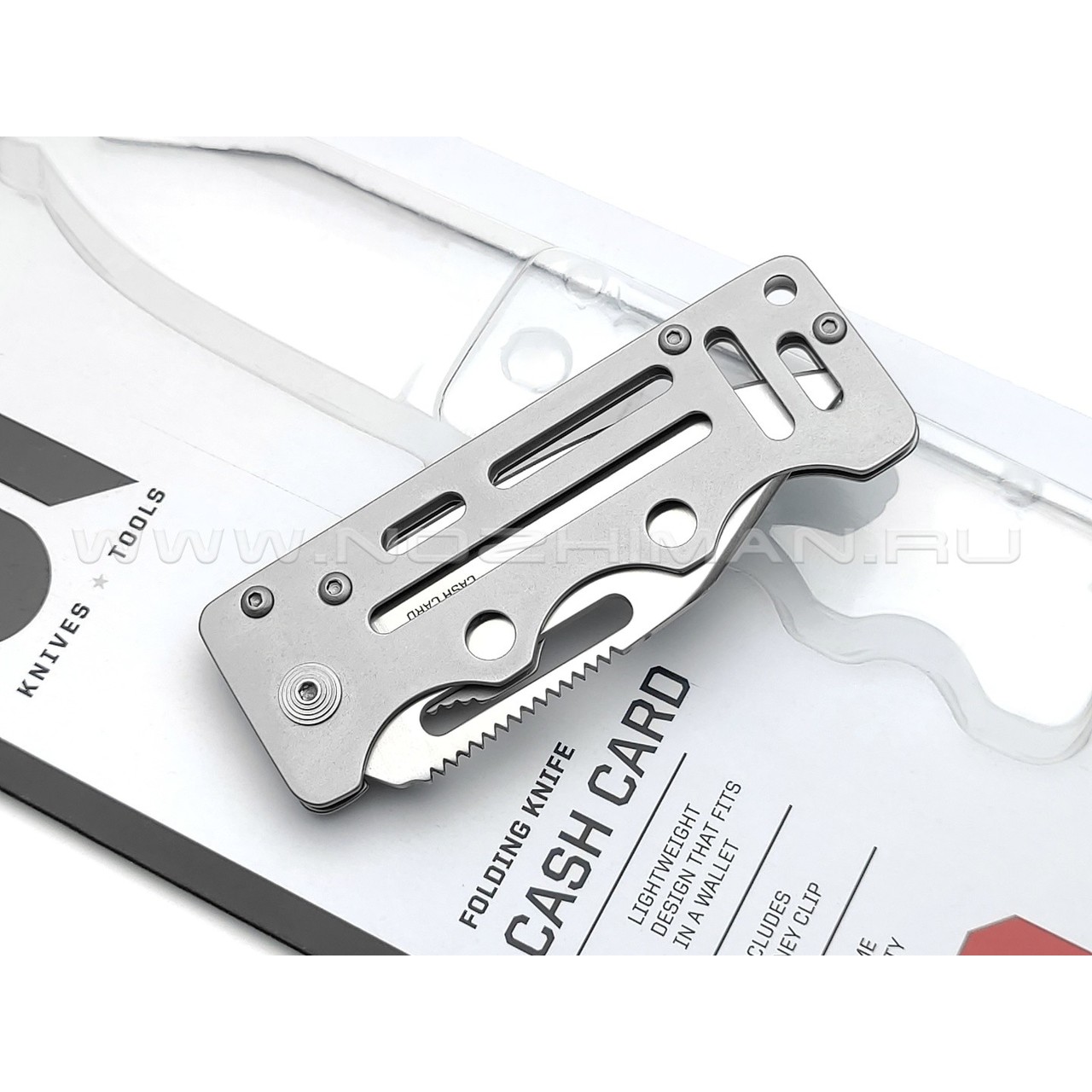 Нож SOG Cash Card EZ1 сталь 8Cr13MoV рукоять Stainless steel