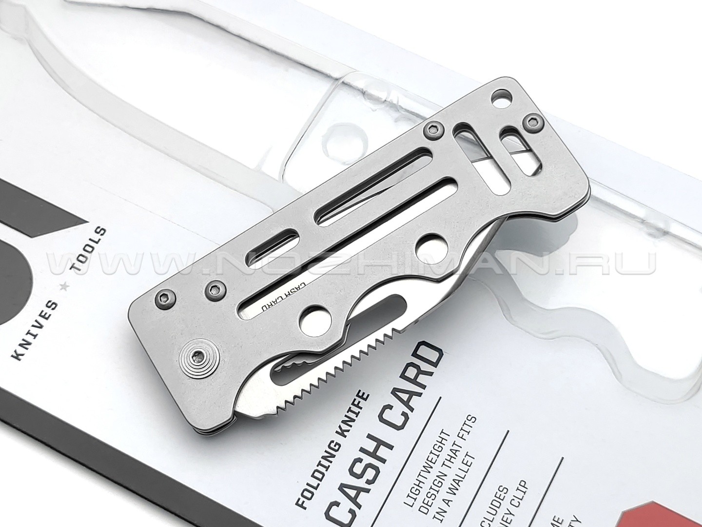Нож SOG Cash Card EZ1 сталь 8Cr13MoV рукоять Stainless steel