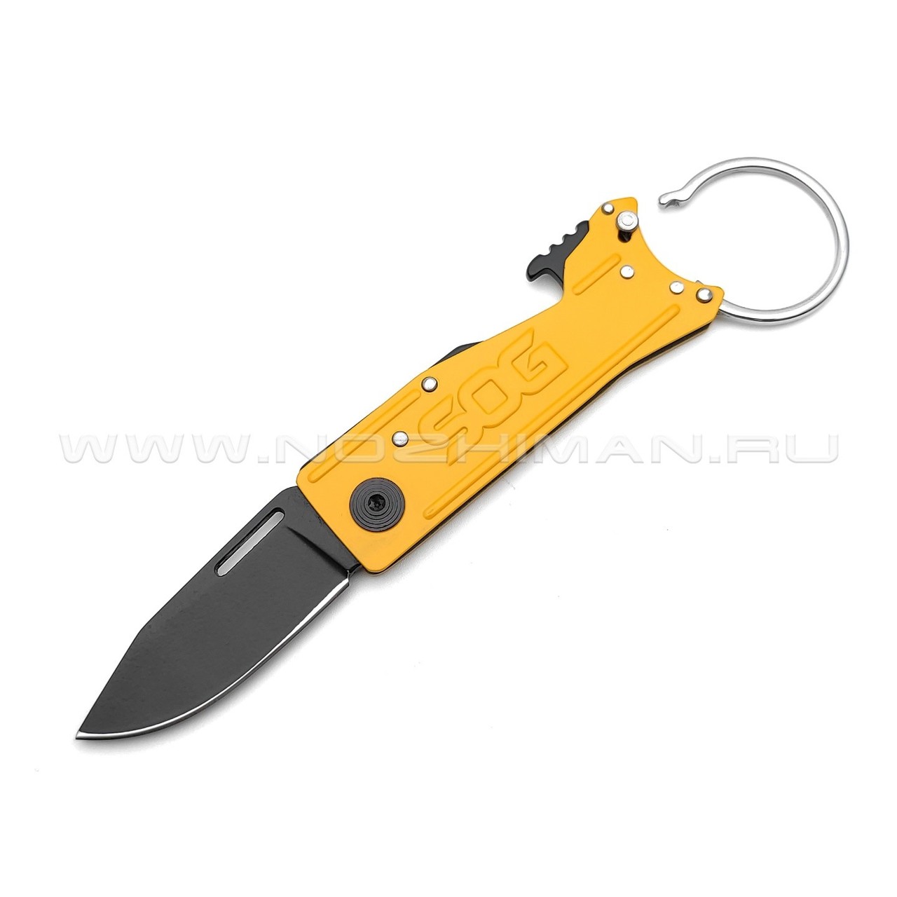 Нож SOG KeyTron Yellow KT1005 сталь 5Cr15MoV рукоять Stainless steel