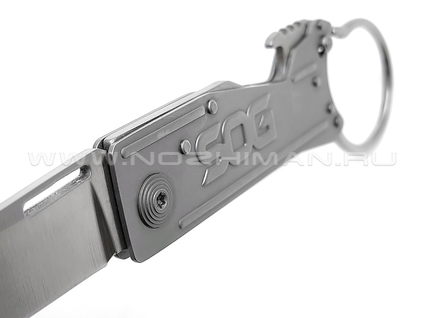 Нож SOG KeyTron Grey KT1001 сталь 5Cr15MoV рукоять Stainless steel
