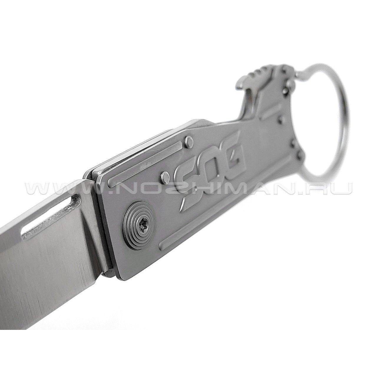 Нож SOG KeyTron Grey KT1001 сталь 5Cr15MoV рукоять Stainless steel