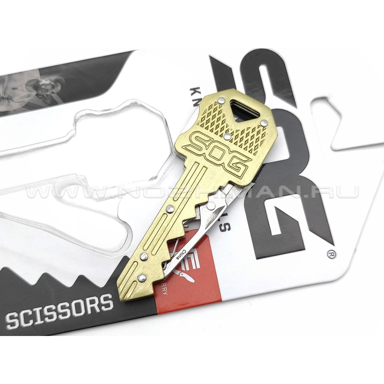 Ножницы брелок SOG Key Scissors KEY202 stainless steel