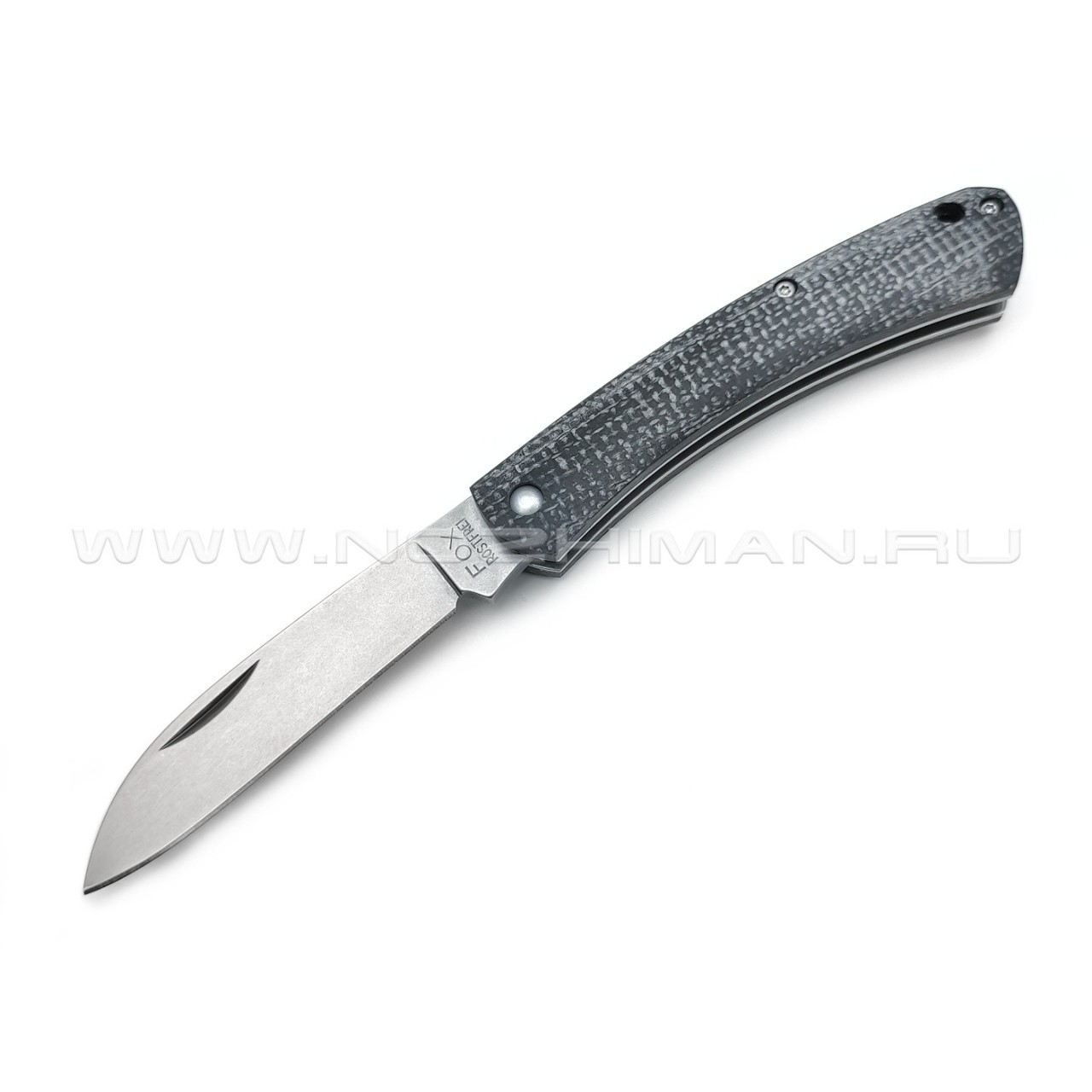 Нож Fox Nauta FX-230 MI сталь 420, рукоять джутовая микарта