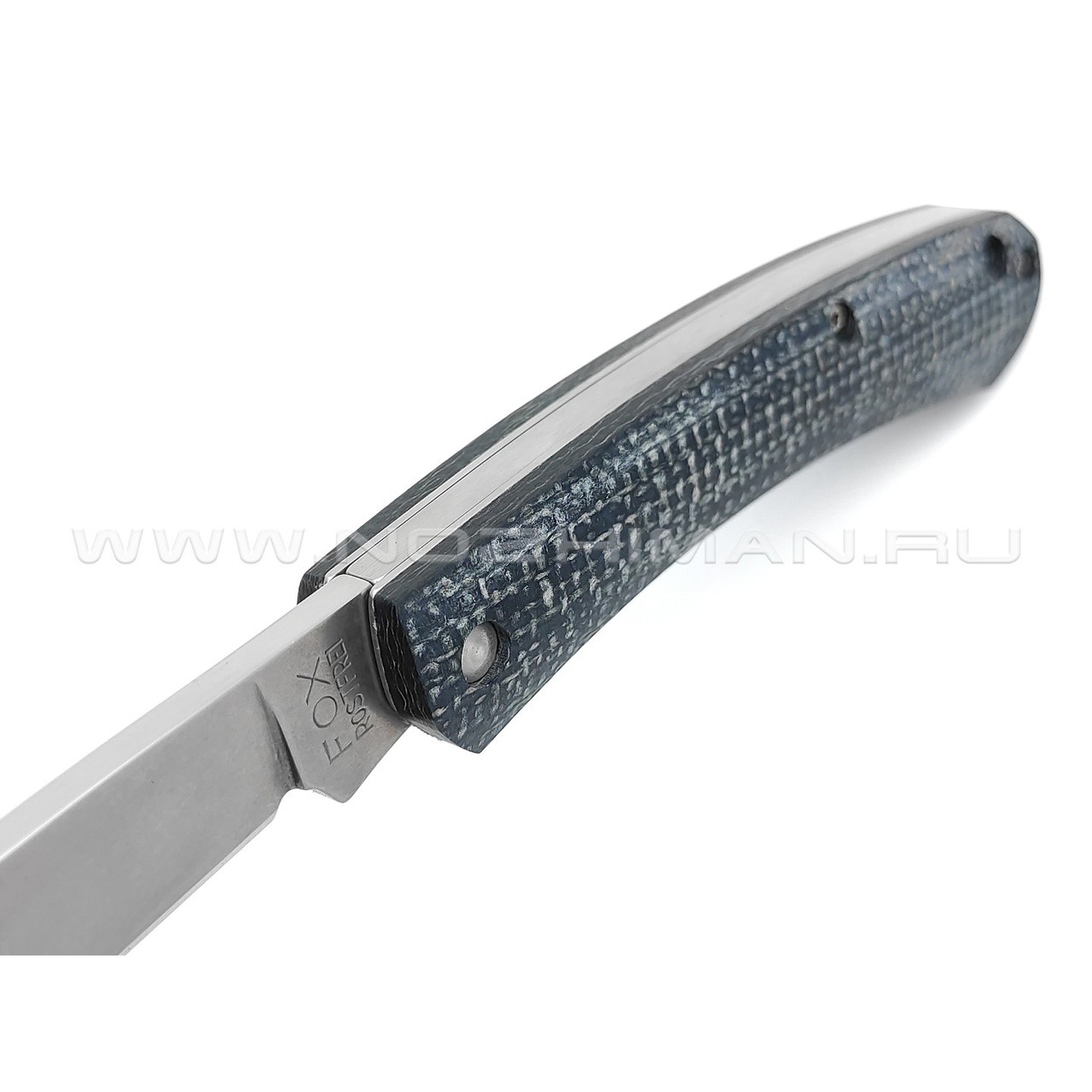 Нож Fox Nauta FX-230 MI сталь 420, рукоять джутовая микарта