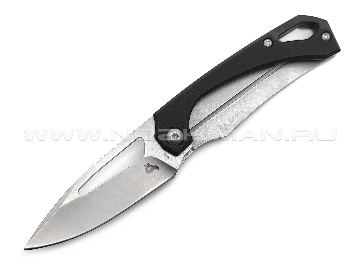 Нож Black Fox RACLI BF-744 сталь 440, рукоять G10, stainless steel