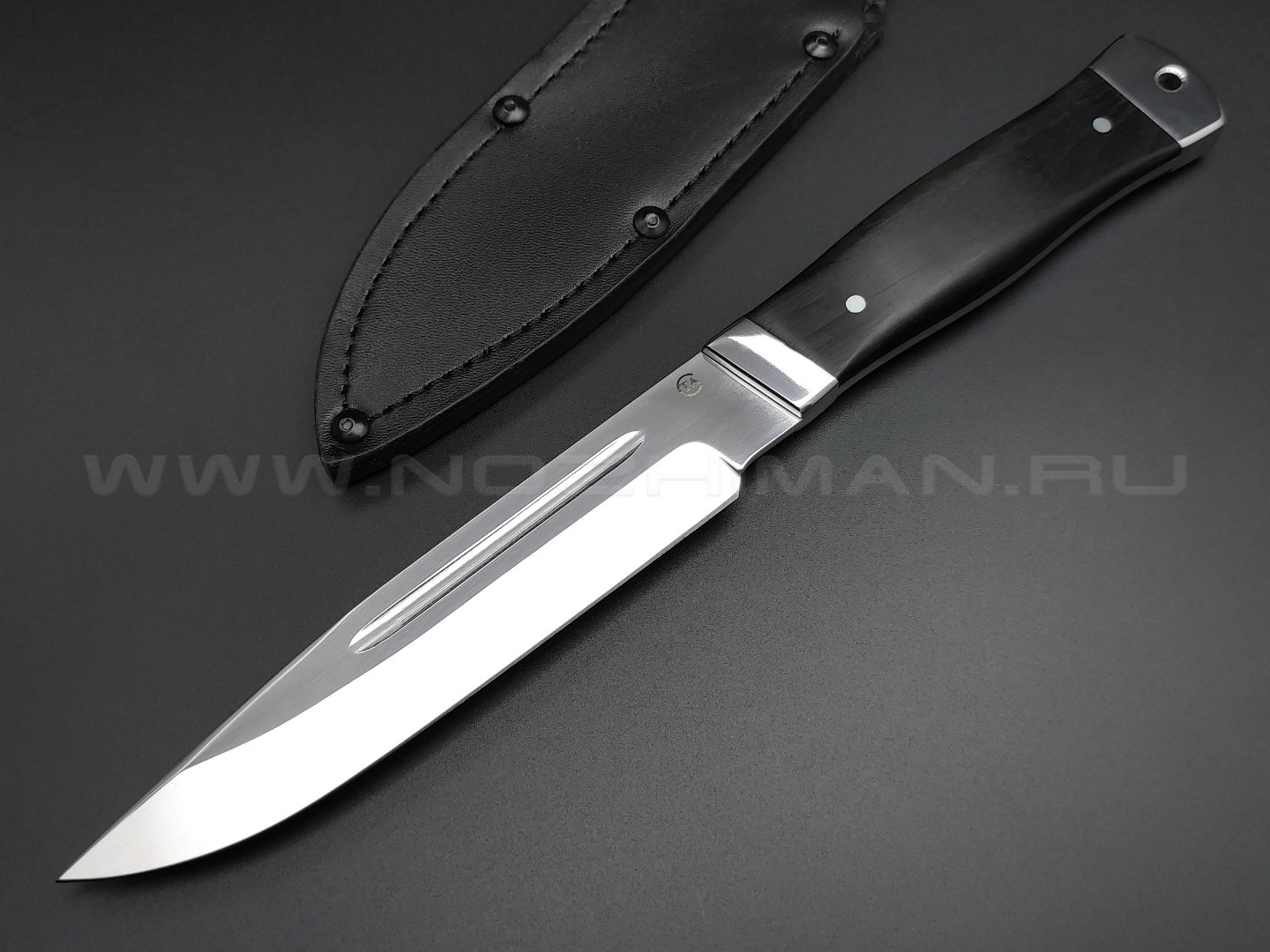 Нож "Казак-1" сталь D2, рукоять граб (Титов & Солдатова)