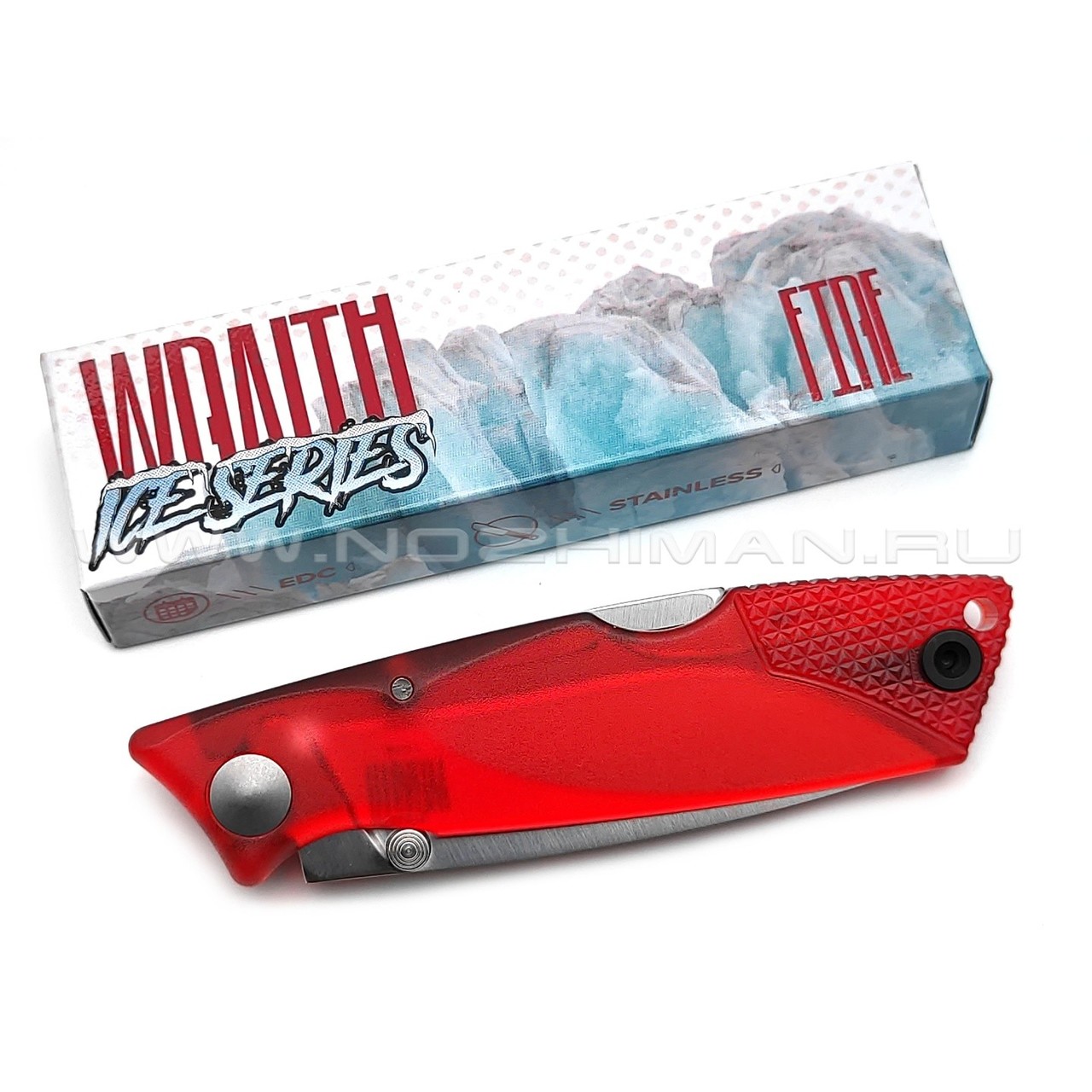Нож Ontario Wraith Fire Ice Series 8798RED сталь 1.4116, рукоять Plastic
