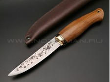 Товарищество Завьялова нож Берси-М сталь Х12МФ, рукоять термоясень, латунь
