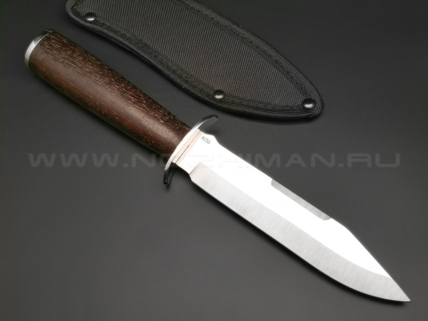 Нож SARO НР-2000 сталь Aus-6, рукоять дерево венге, сталь