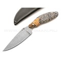 Нож SARO Белка сталь K110, рукоять кап клёна 1