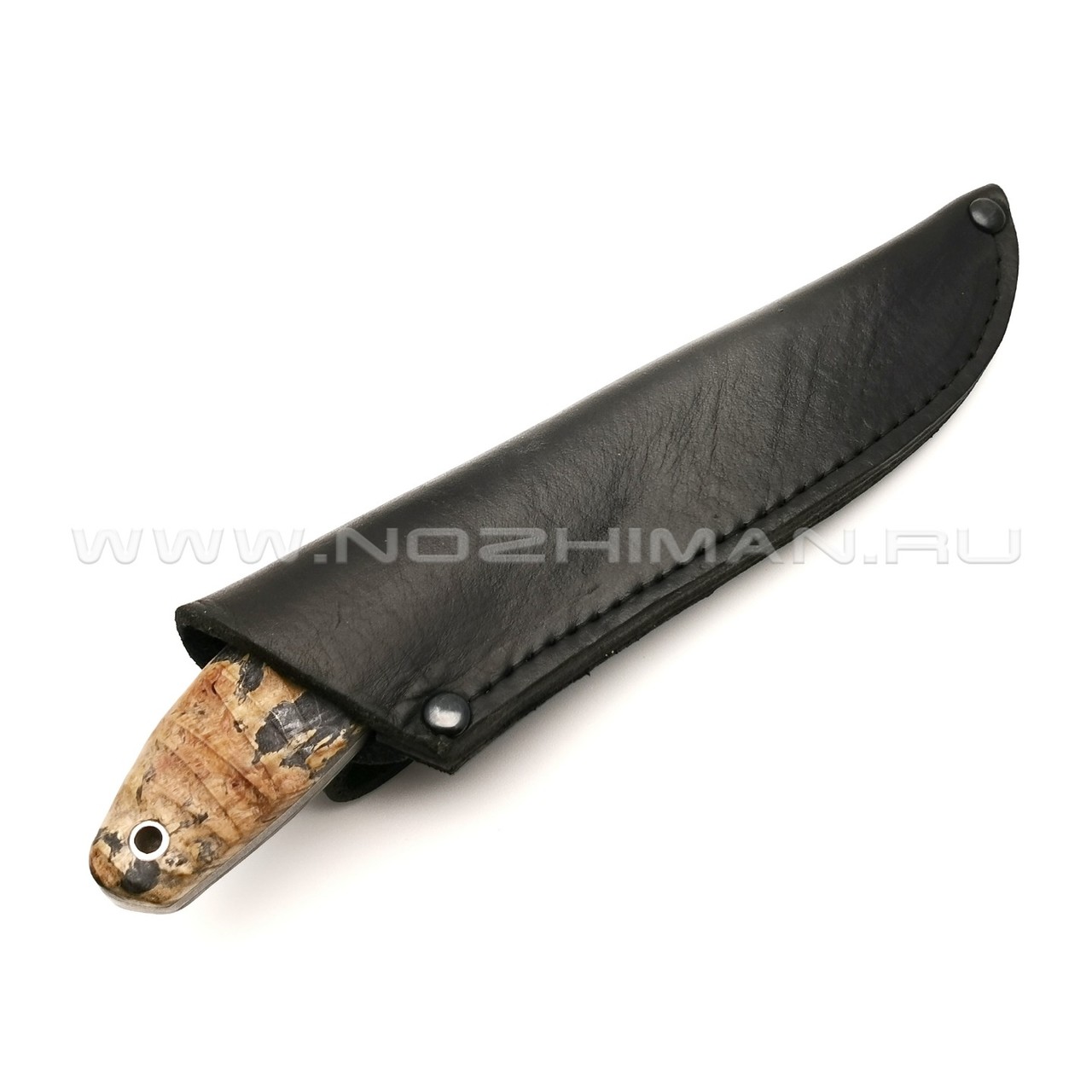 Нож SARO Белка сталь K110, рукоять кап клёна 1