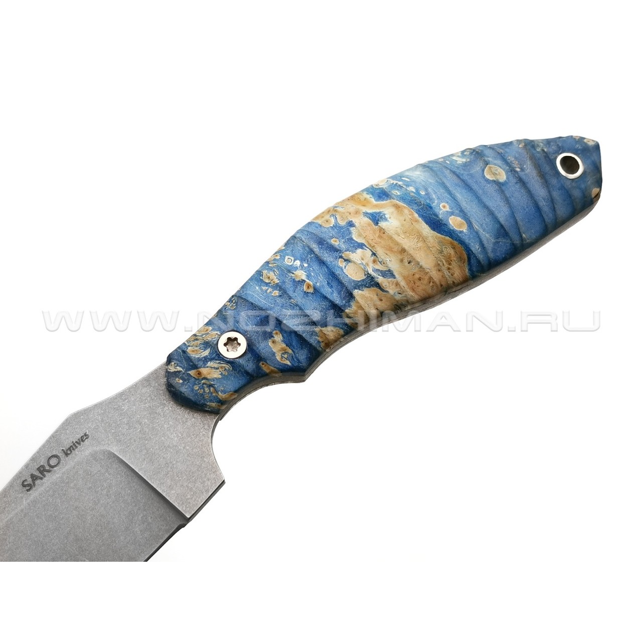 Нож SARO Белка сталь K110, рукоять кап клёна 2