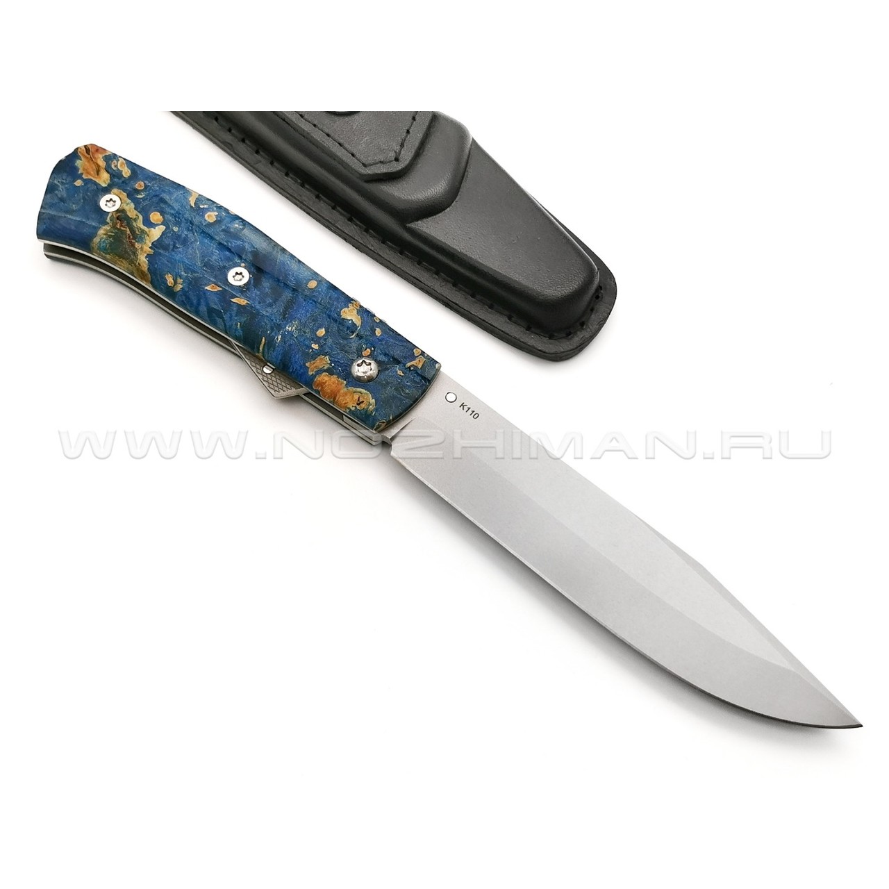Нож SARO Wild West сталь K110, рукоять кап клёна 2