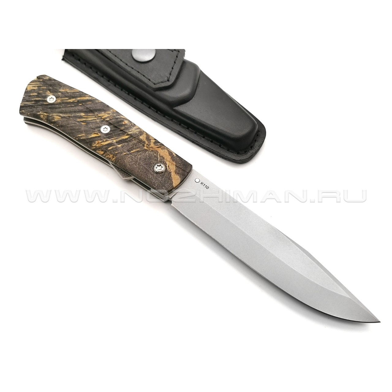 Нож SARO Wild West сталь K110, рукоять кап клёна 1