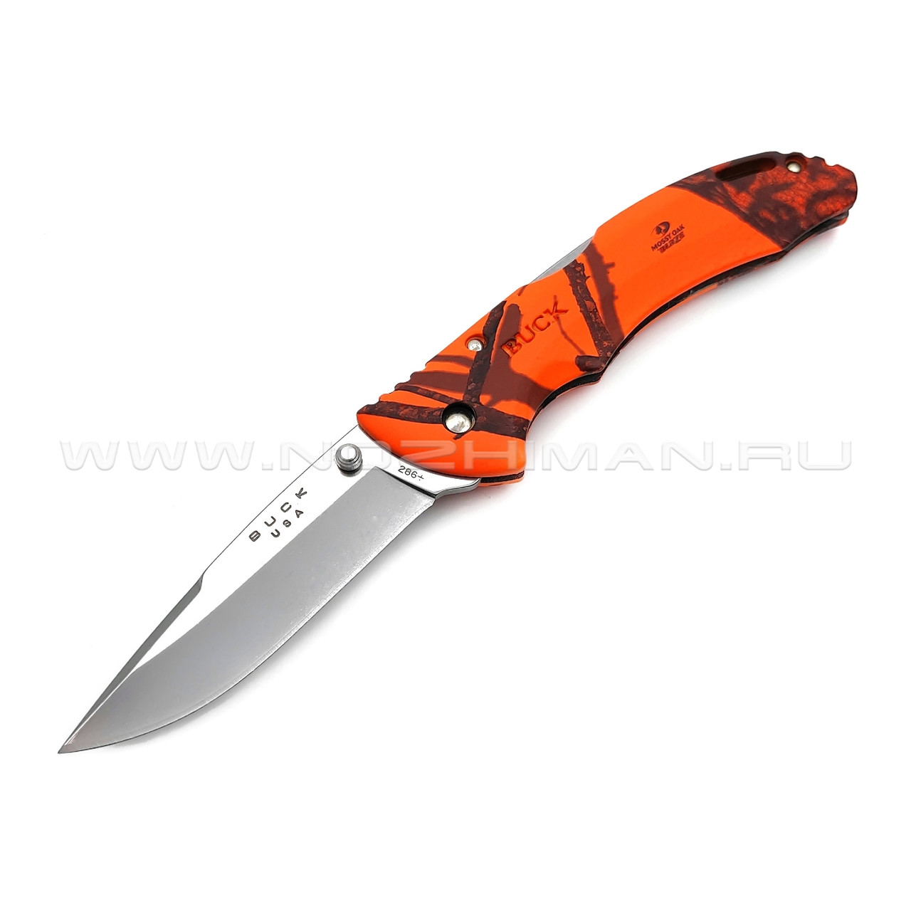 Нож Buck 286 Bantam BHW 0286CMS9 сталь 420HC рукоять GRN Mossy Oak Blaze Camo
