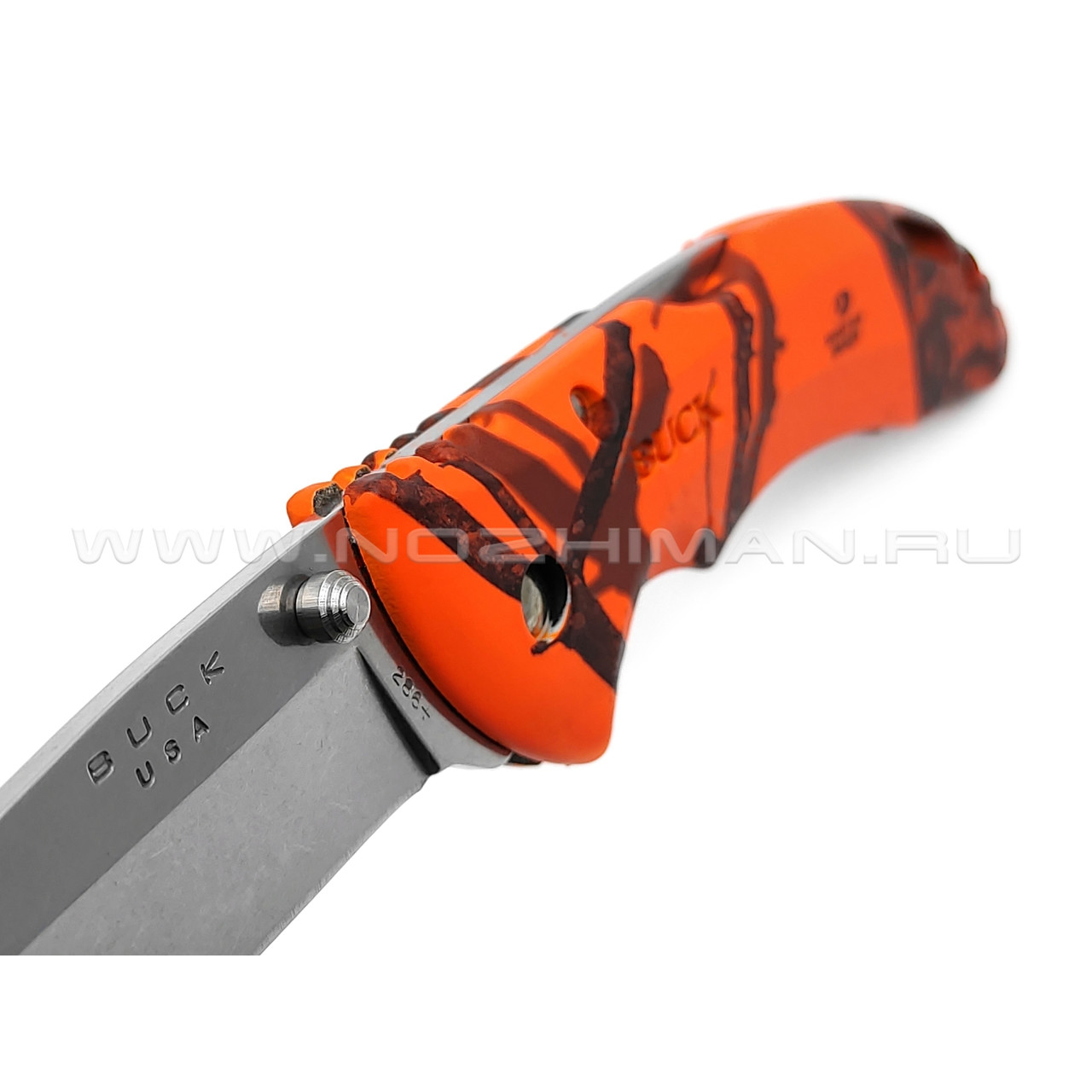 Нож Buck 286 Bantam BHW 0286CMS9 сталь 420HC рукоять GRN Mossy Oak Blaze Camo