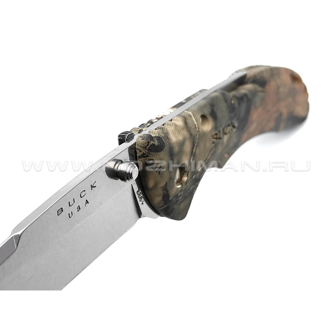 Нож Buck 286 Bantam BHW 0286CMS24 сталь 420HC рукоять GRN Mossy Oak Country Camo