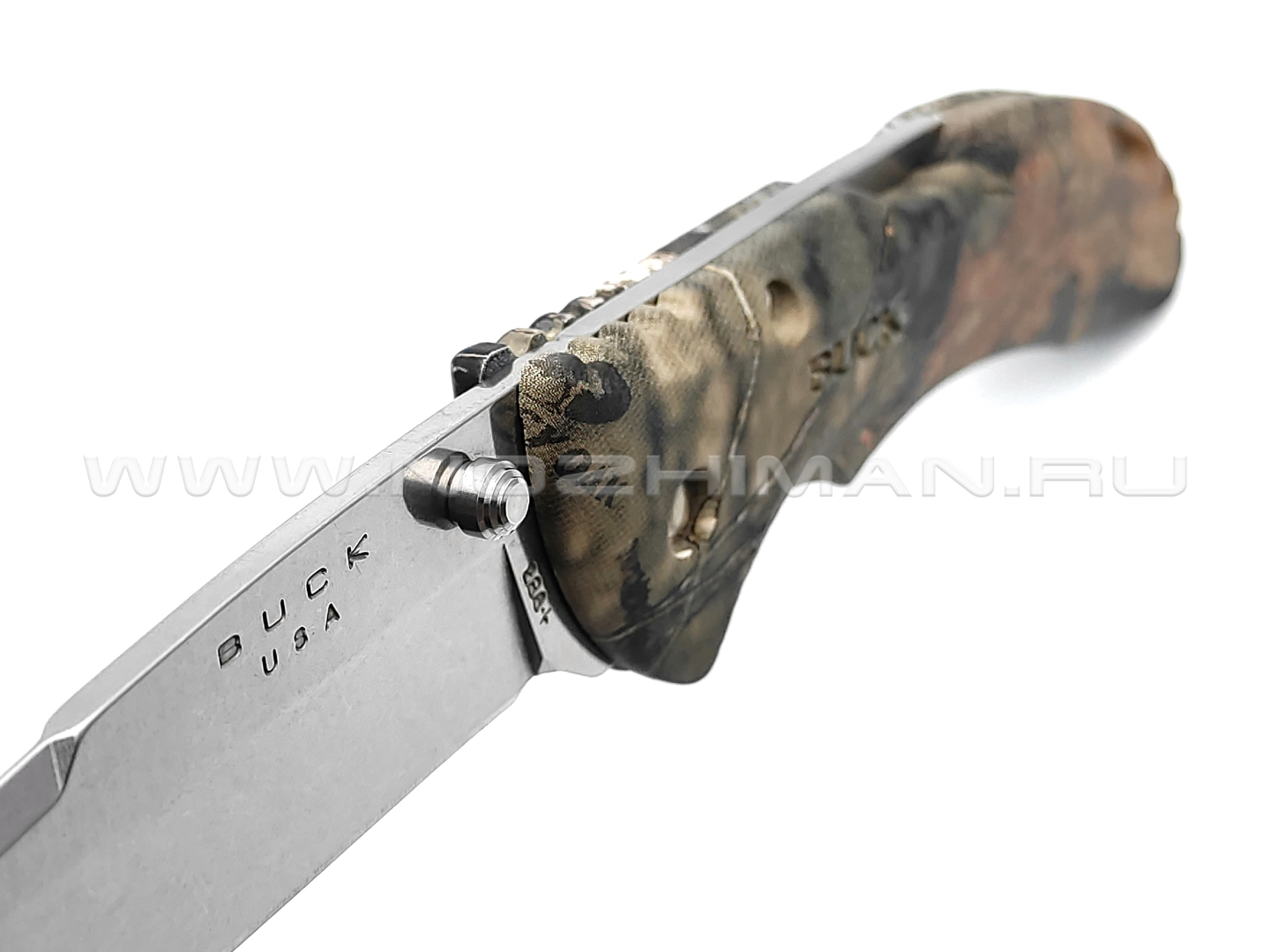Нож Buck 286 Bantam BHW 0286CMS24 сталь 420HC рукоять GRN Mossy Oak Country Camo