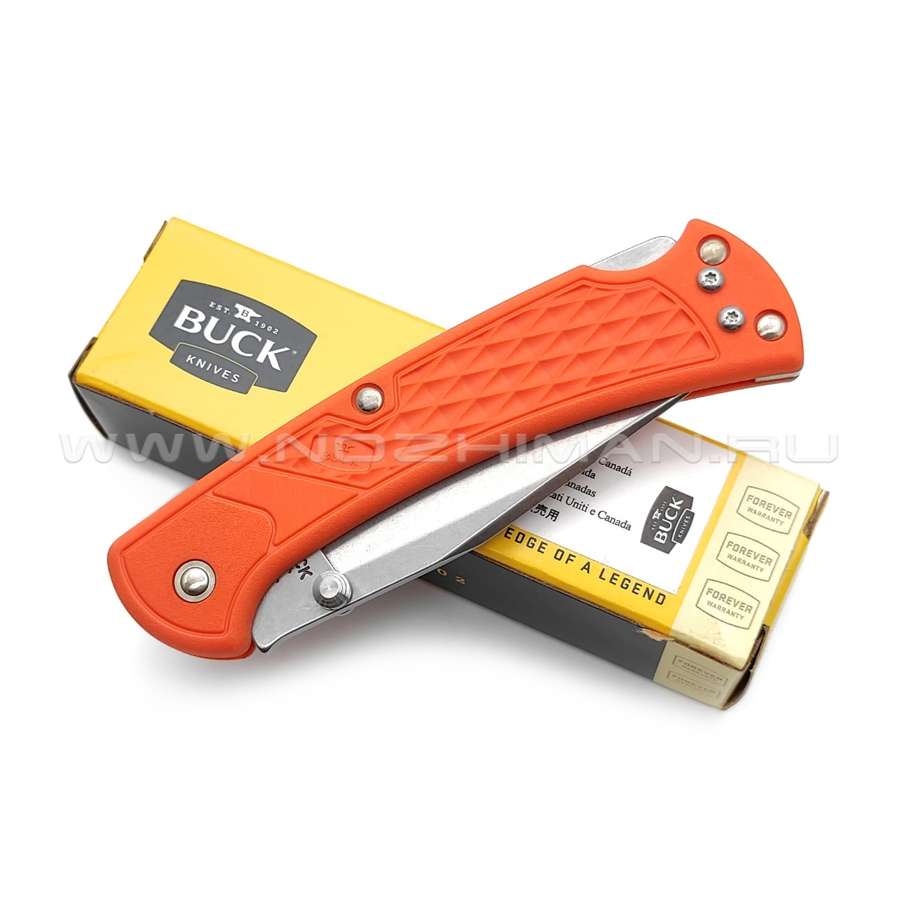 Нож Buck 112 Slim Select Orange 0112ORS2 сталь 420HC рукоять GFN