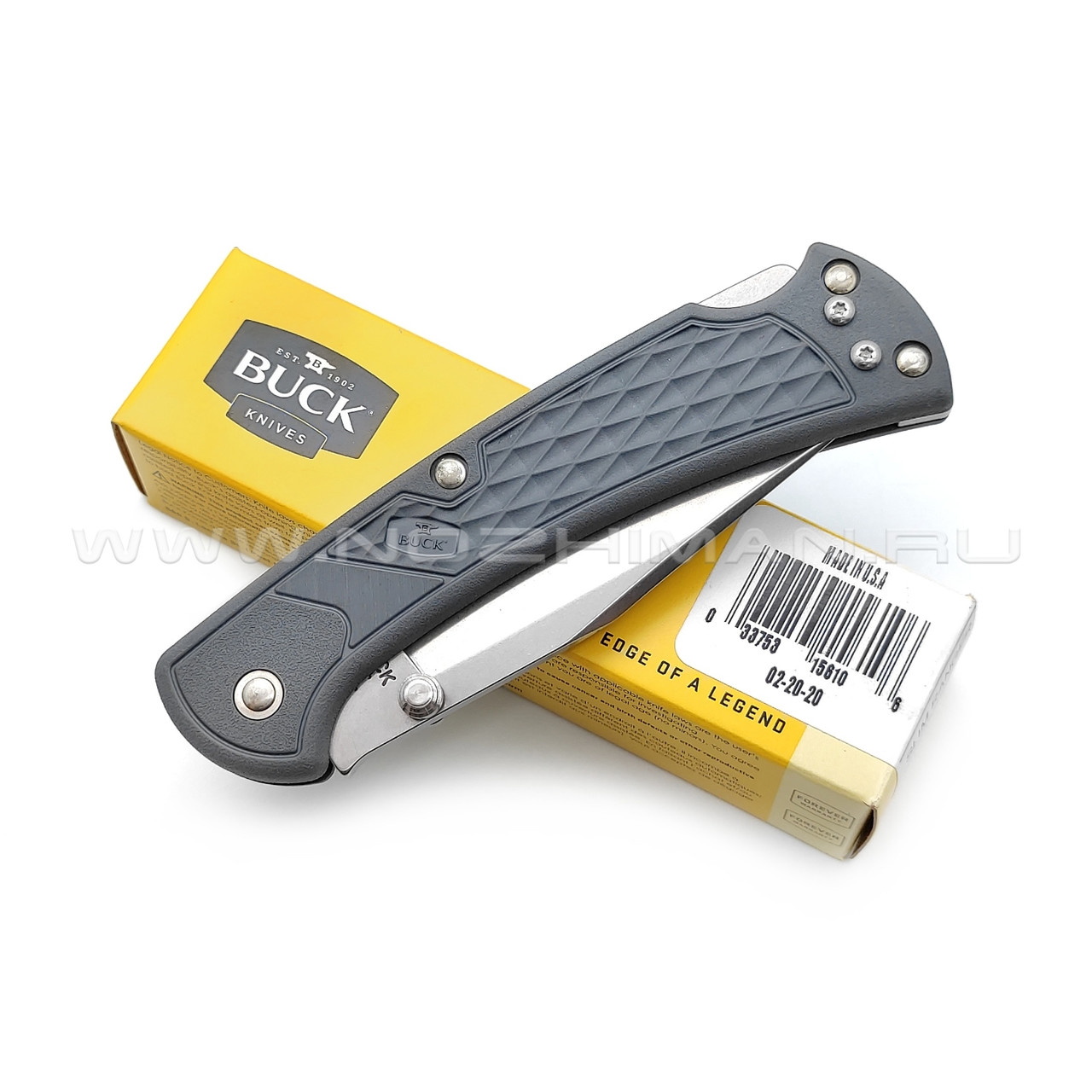Нож Buck 112 Slim Select Grey 0112GYS2 сталь 420HC рукоять GFN