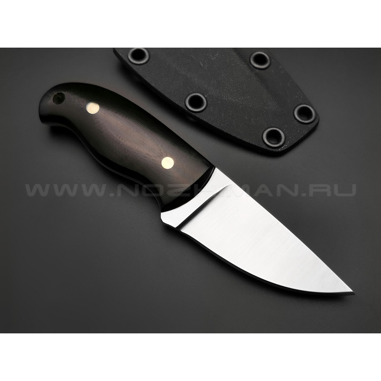 Нож "Шейный" сталь K340, рукоять G10 (Тов. Завьялова)