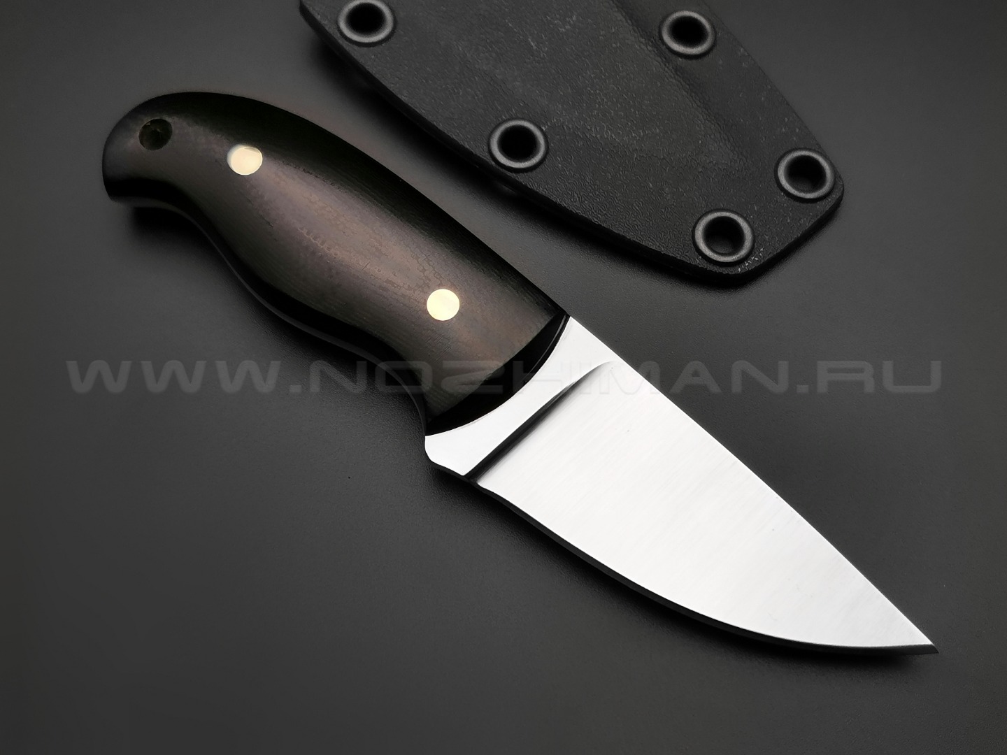 Нож "Шейный" сталь K340, рукоять G10 (Тов. Завьялова)