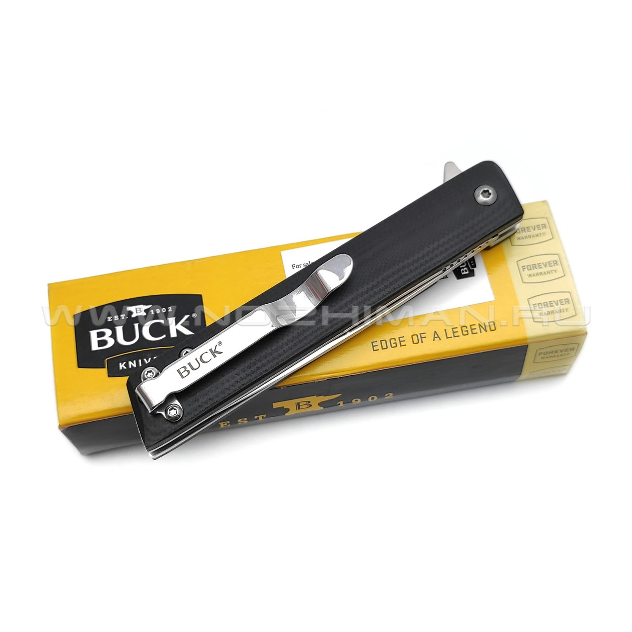 Нож Buck 256 Decatur 0256BKS сталь 7Cr17MoV рукоять G10 black