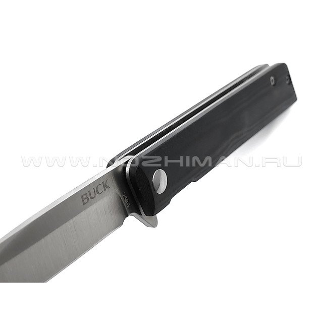 Нож Buck 256 Decatur 0256BKS сталь 7Cr17MoV рукоять G10 black