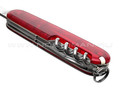 Швейцарский нож Victorinox 1.3603.T Spartan Red Transparent (12 функции)
