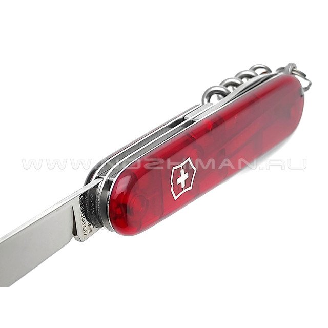 Швейцарский нож Victorinox 1.3603.T Spartan Red Transparent (12 функции)
