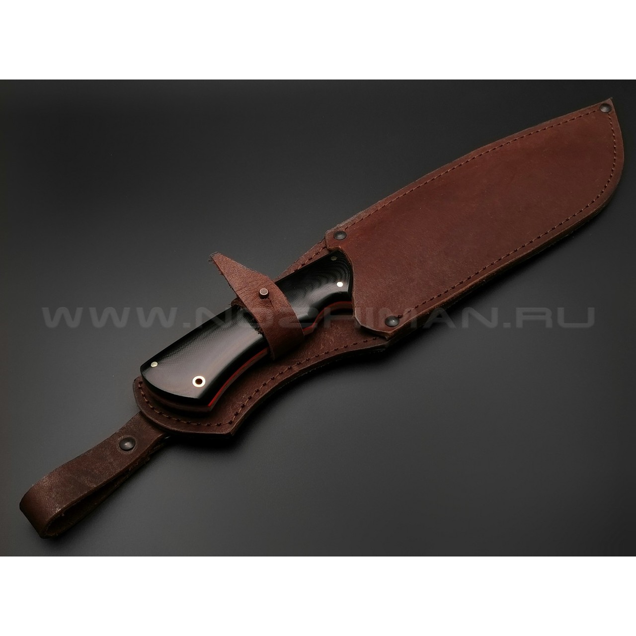 Нож "Тайга" сталь K340, рукоять G10 black (Тов. Завьялова)