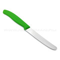 Нож Victorinox 6.7836.L114 сталь X50CrMoV15, рукоять PP green