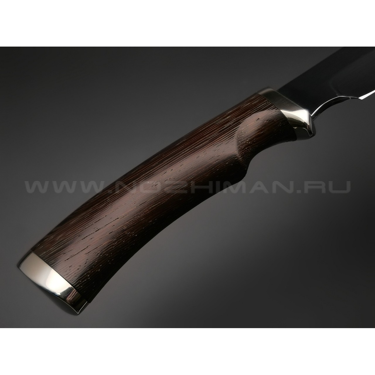 Нож "Бобёр" сталь 95Х18, рукоять дерево венге, мельхиор (Тов. Завьялова)