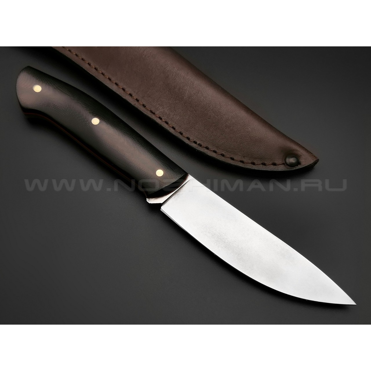 Нож "Крейсер" булатная сталь, рукоять G10 black (Тов. Завьялова)