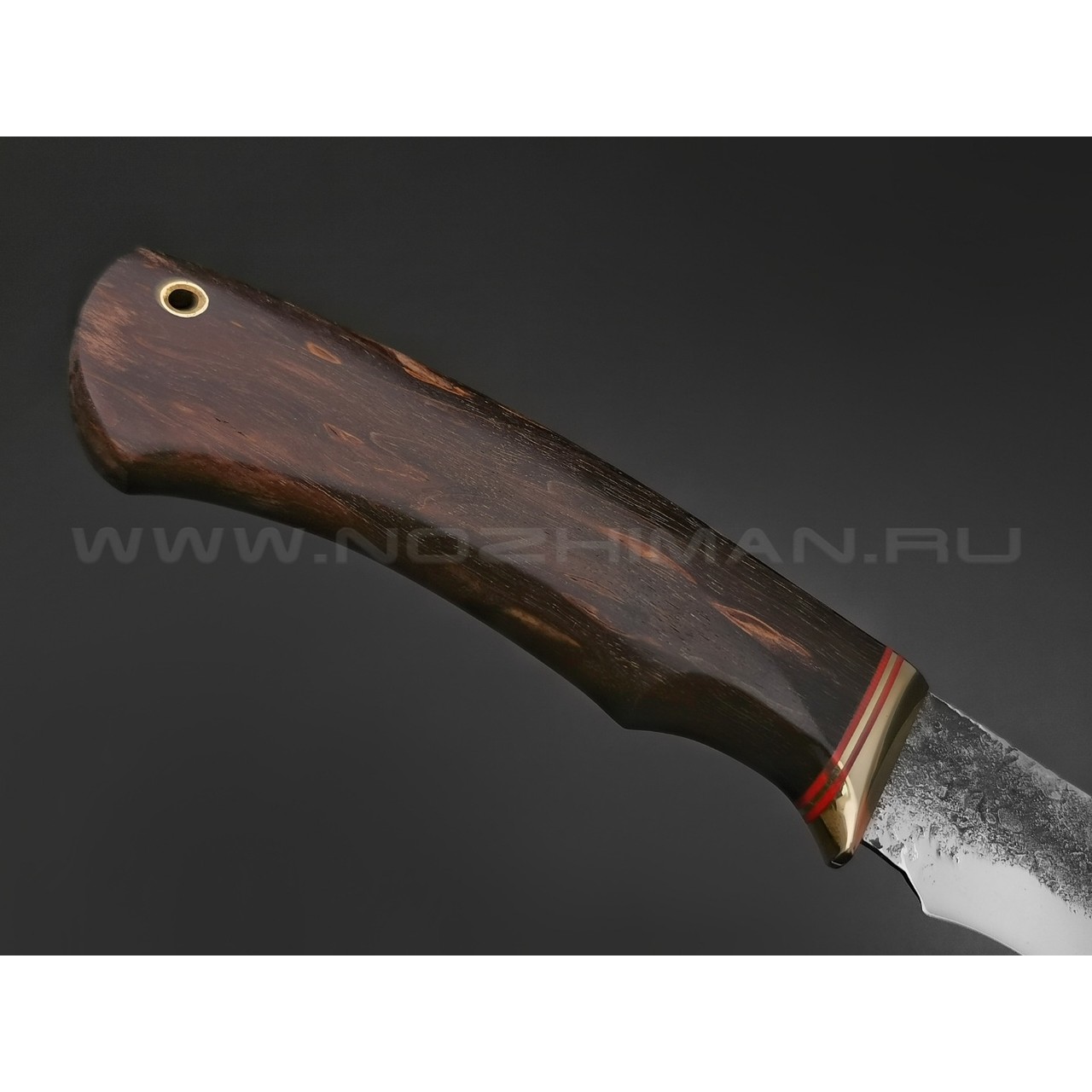 Нож "Бригадир" сталь 9ХС, рукоять карельская береза (Наследие)