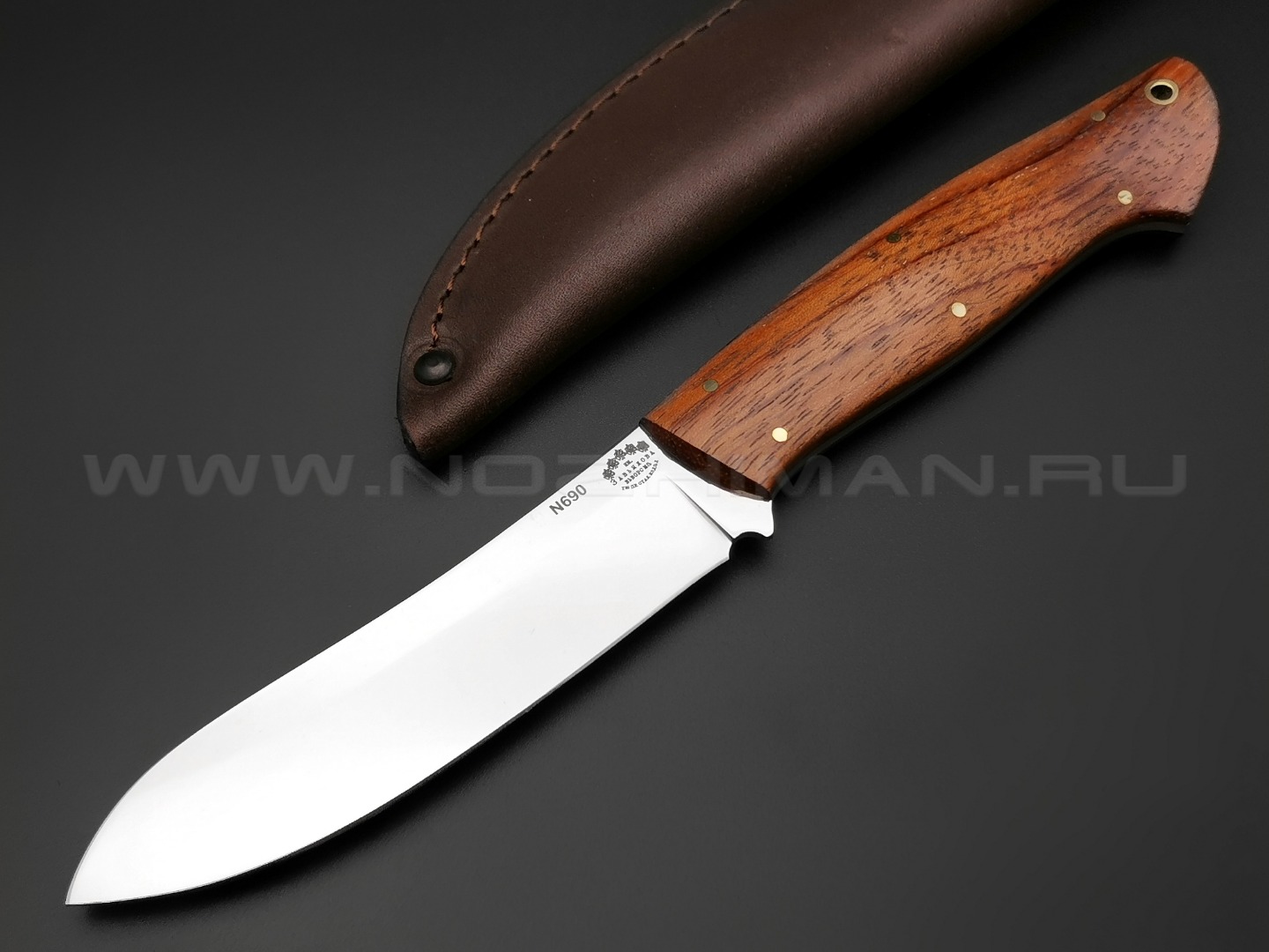 Нож "Фидель" сталь N690, рукоять бубинга (Тов. Завьялова)