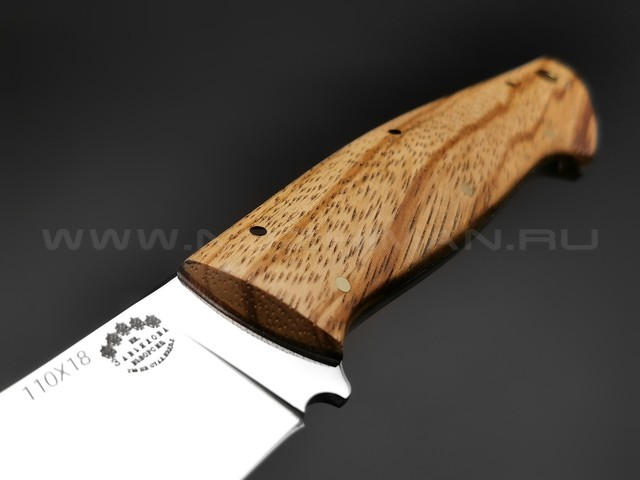 Нож "Фидель" сталь 110Х18, рукоять дерево зебрано (Тов. Завьялова)