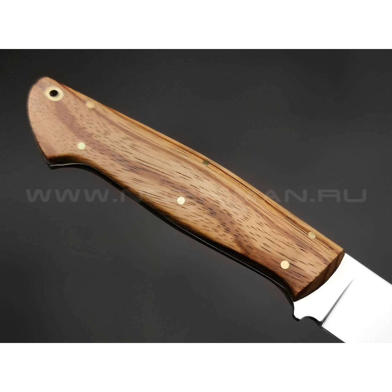 Нож "Фидель" сталь 110Х18, рукоять дерево зебрано (Тов. Завьялова)