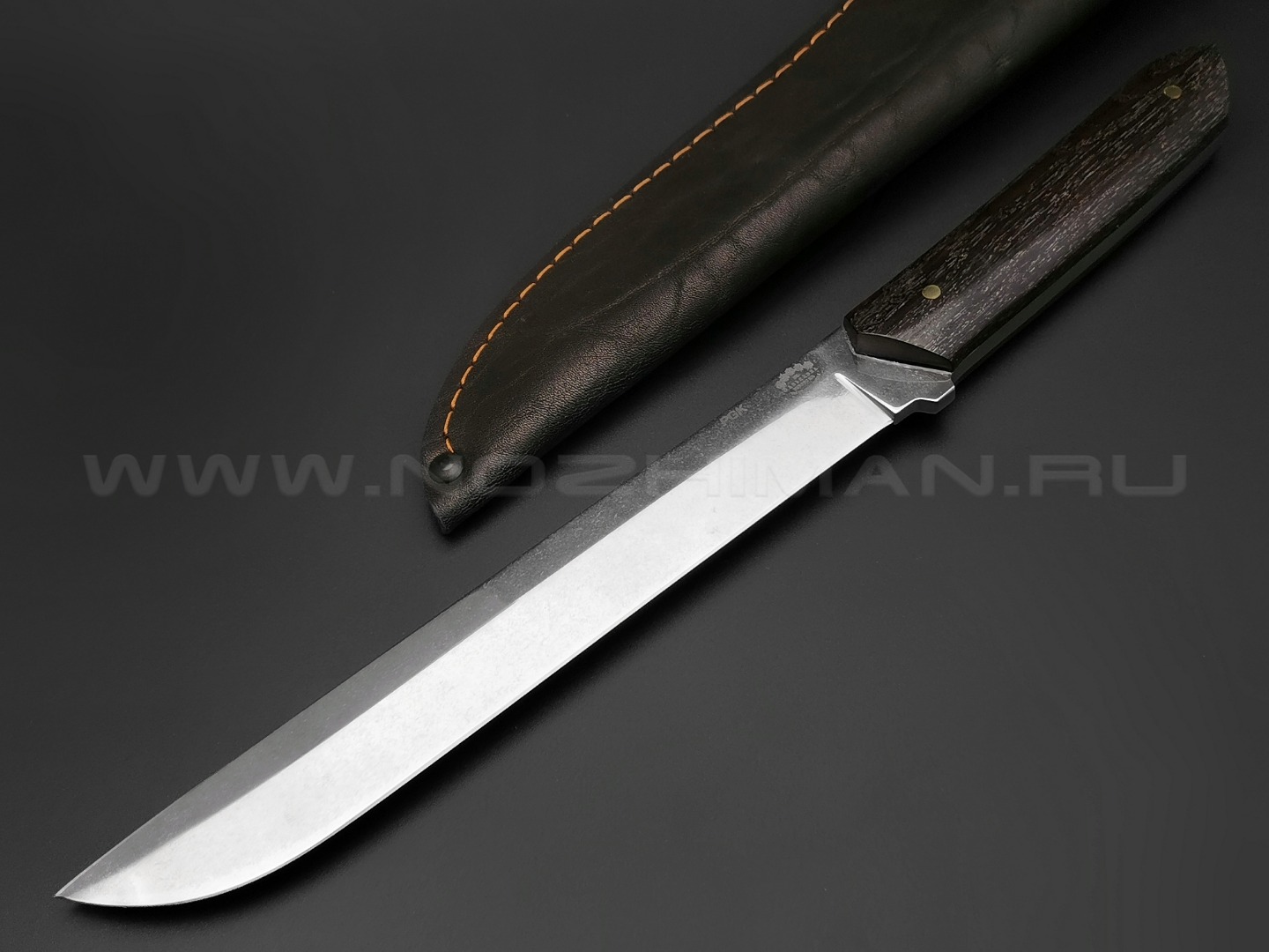Нож "Танто-Б" сталь PGK, рукоять черный граб (Тов.Завьялова)