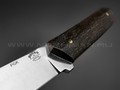 Нож "Танто-Б" сталь PGK, рукоять черный граб (Тов.Завьялова)