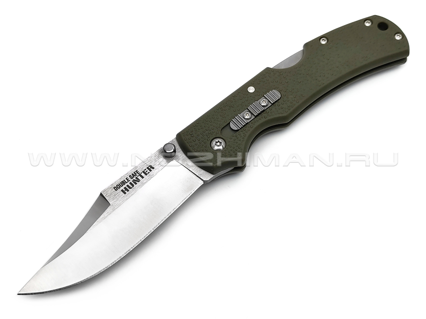 Cold Steel нож Double Safe Hunter 23JC сталь 8Cr13MoV, рукоять GFN OD green