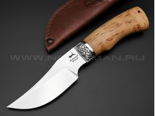 Нож "Коготь" сталь 95Х18, рукоять карельская береза (ООО Барс)