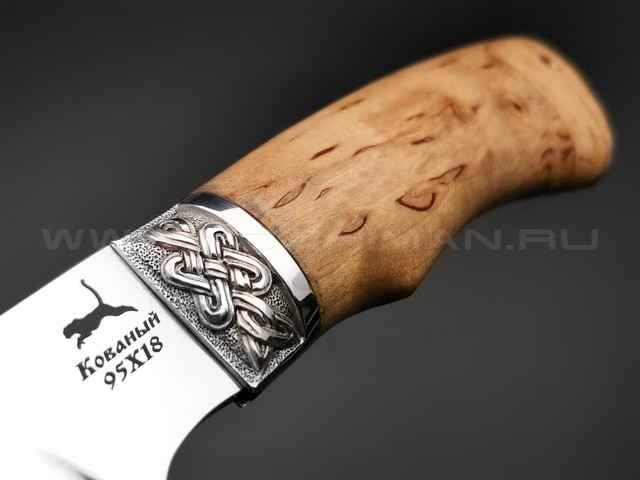 Нож "Коготь" сталь 95Х18, рукоять карельская береза (ООО Барс)