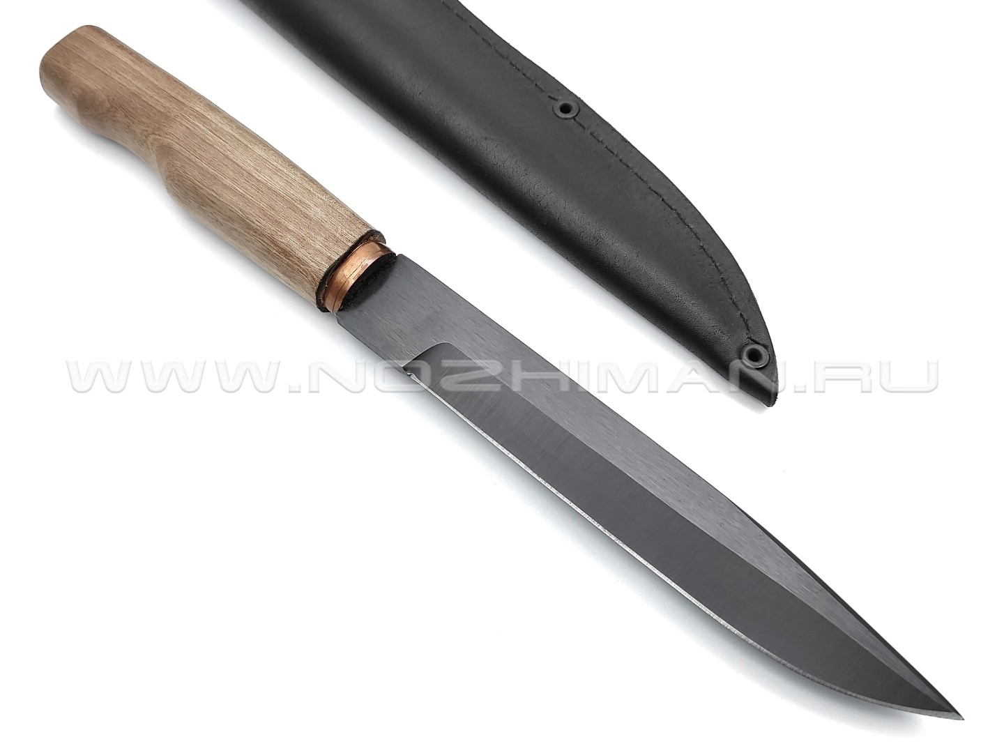 Нож "Сапер-Т" сталь 65Г, рукоять орех (Титов & Солдатова)
