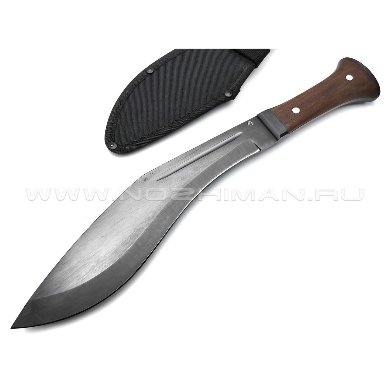 Кукри "Бумеранг" сталь 65Г, рукоять орех (Титов и Солдатова)