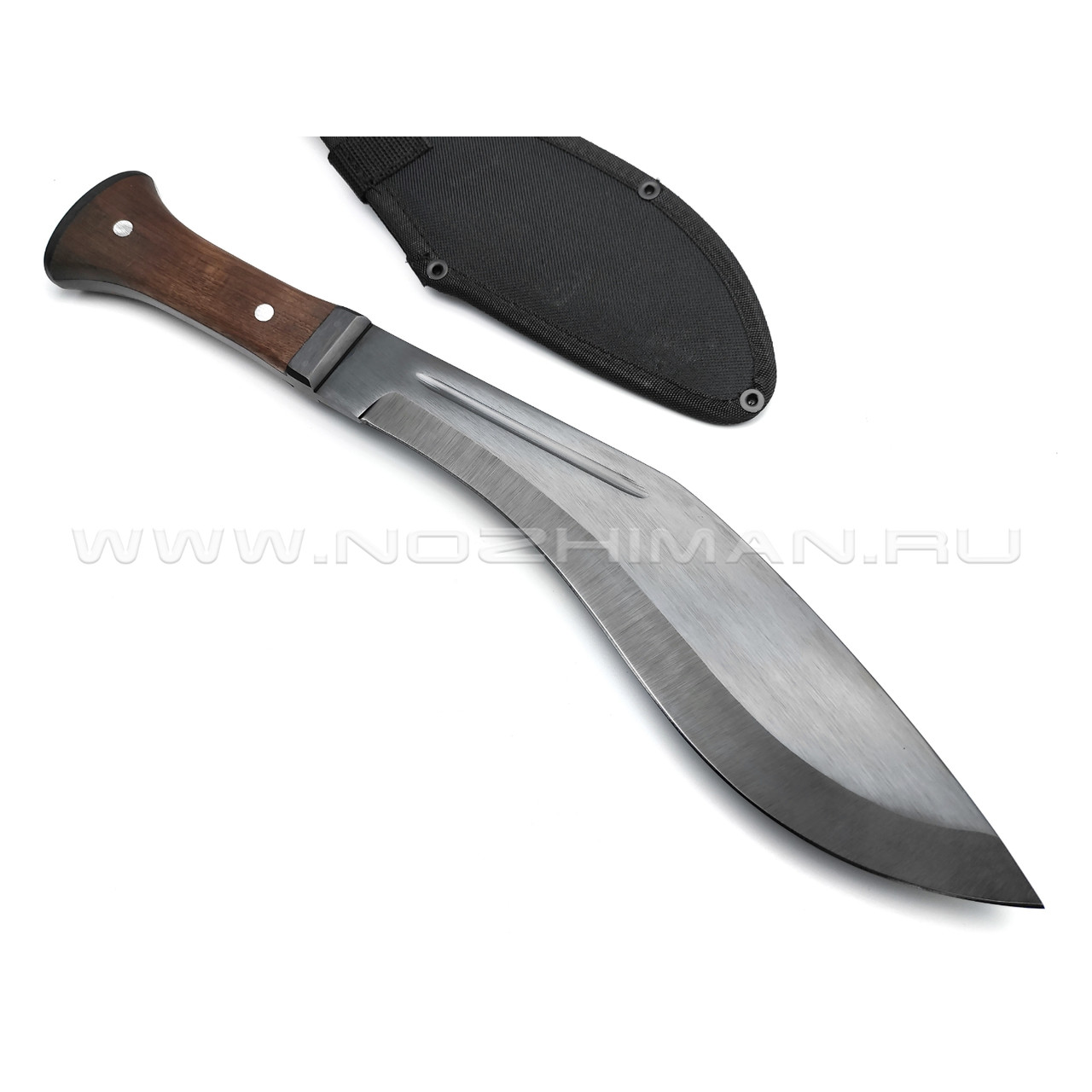 Кукри "Бумеранг" сталь 65Г, рукоять орех (Титов и Солдатова)