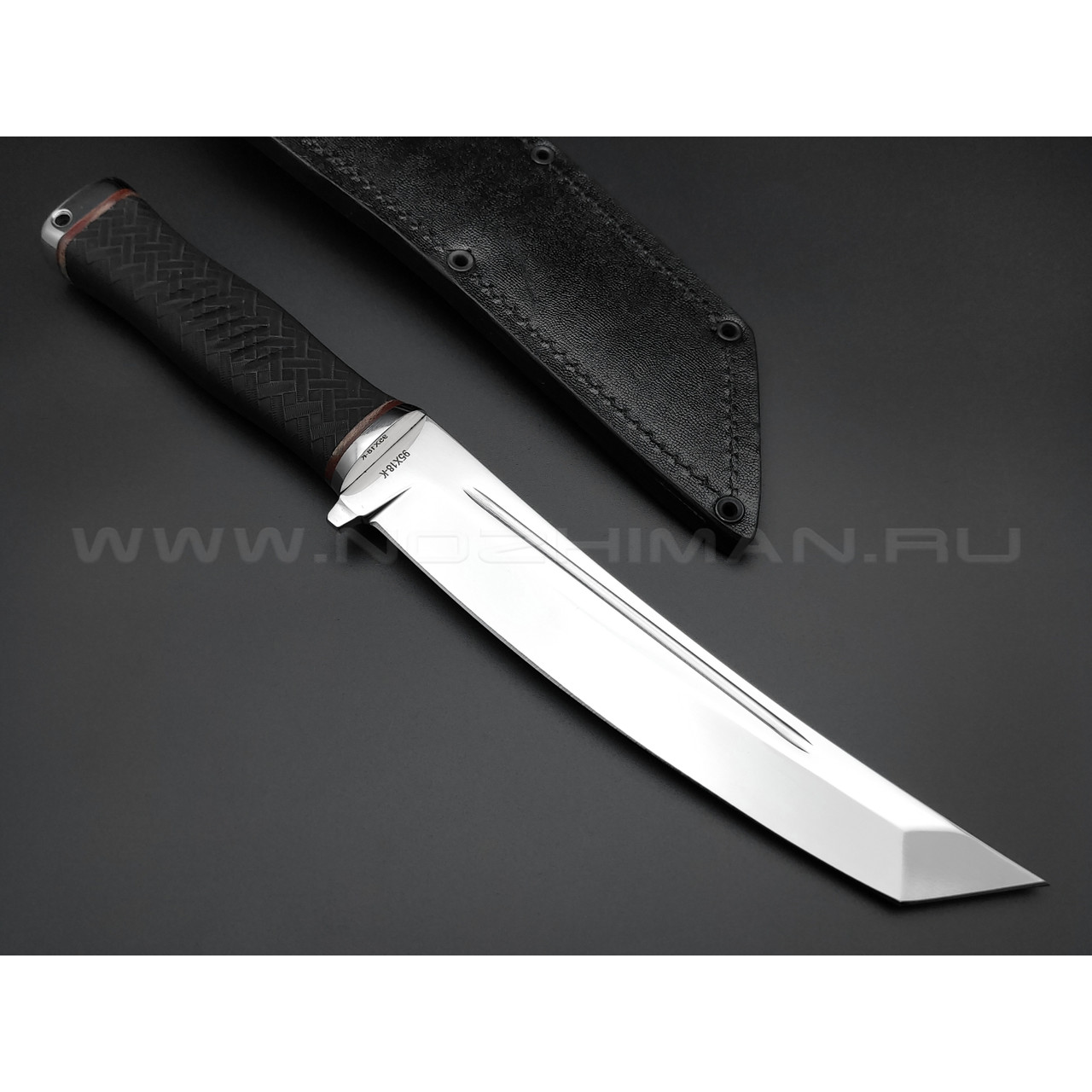 Нож "Прапор" сталь 95Х18, рукоять резина, сталь (Титов & Солдатова)
