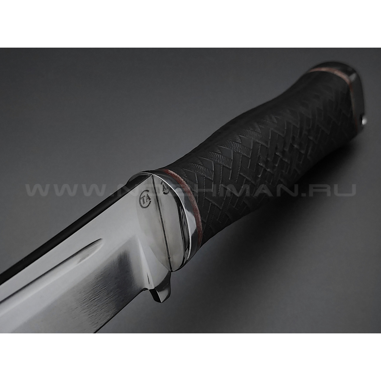 Нож "Прапор" сталь 95Х18, рукоять резина, сталь (Титов & Солдатова)